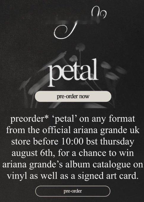 ArianaGrande 🚨救命！！英国粉丝！在8月6日前以任何格式从Aria