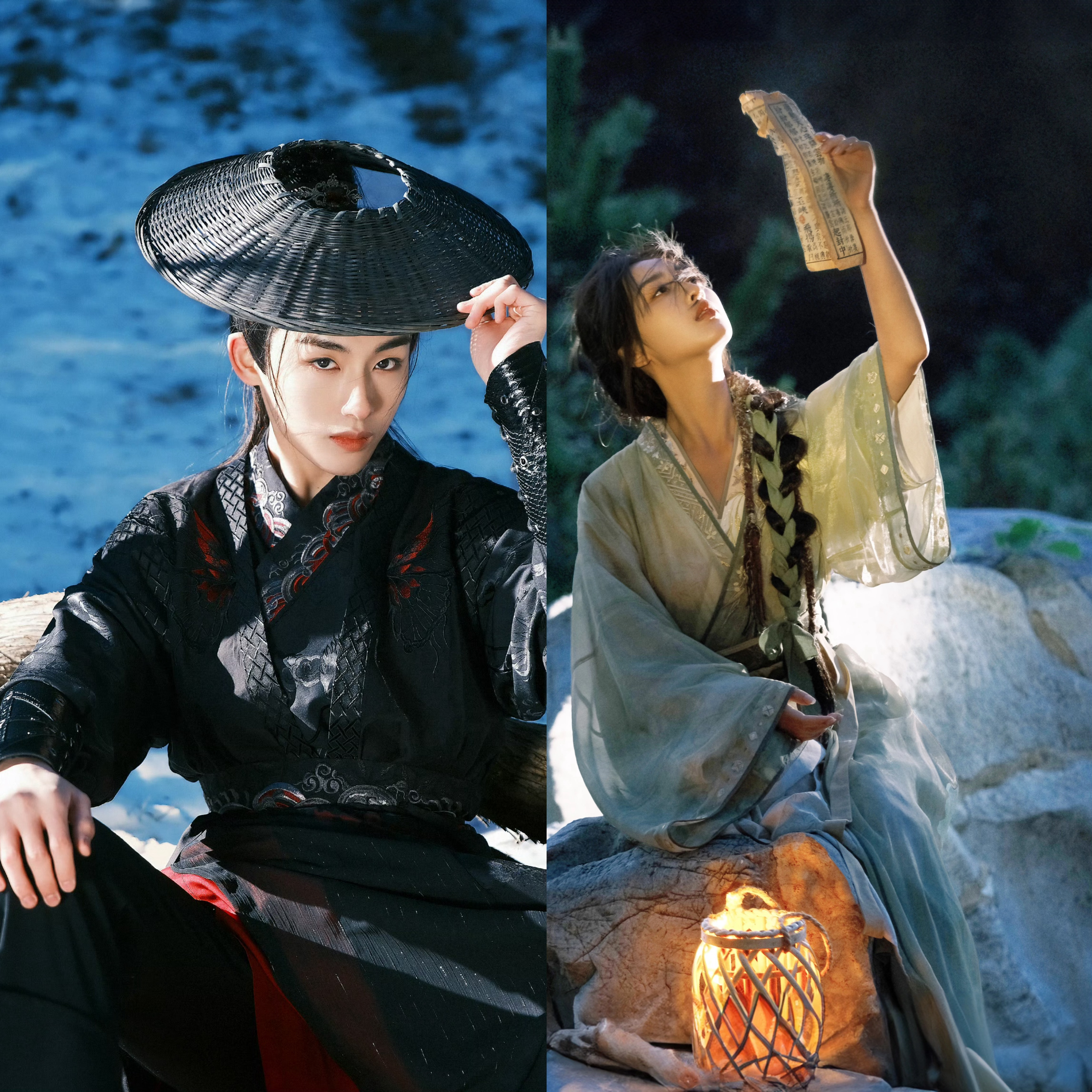 邓恩熙 × 董思成  古装宅斗剧恰逢春改编自小说《庶女生存手册》～这两个我已经感