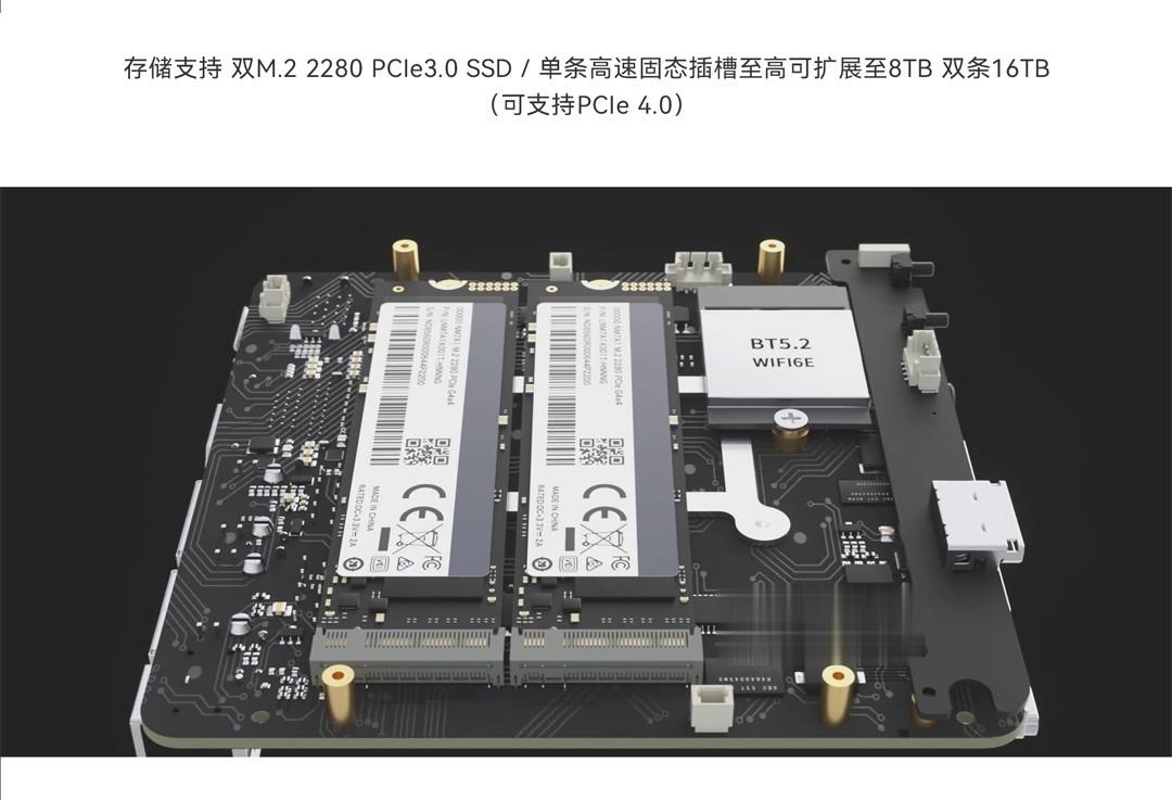 极摩客M8：AMD PRO 6650H，OCuLink+USB4.0  16G+512G1999元