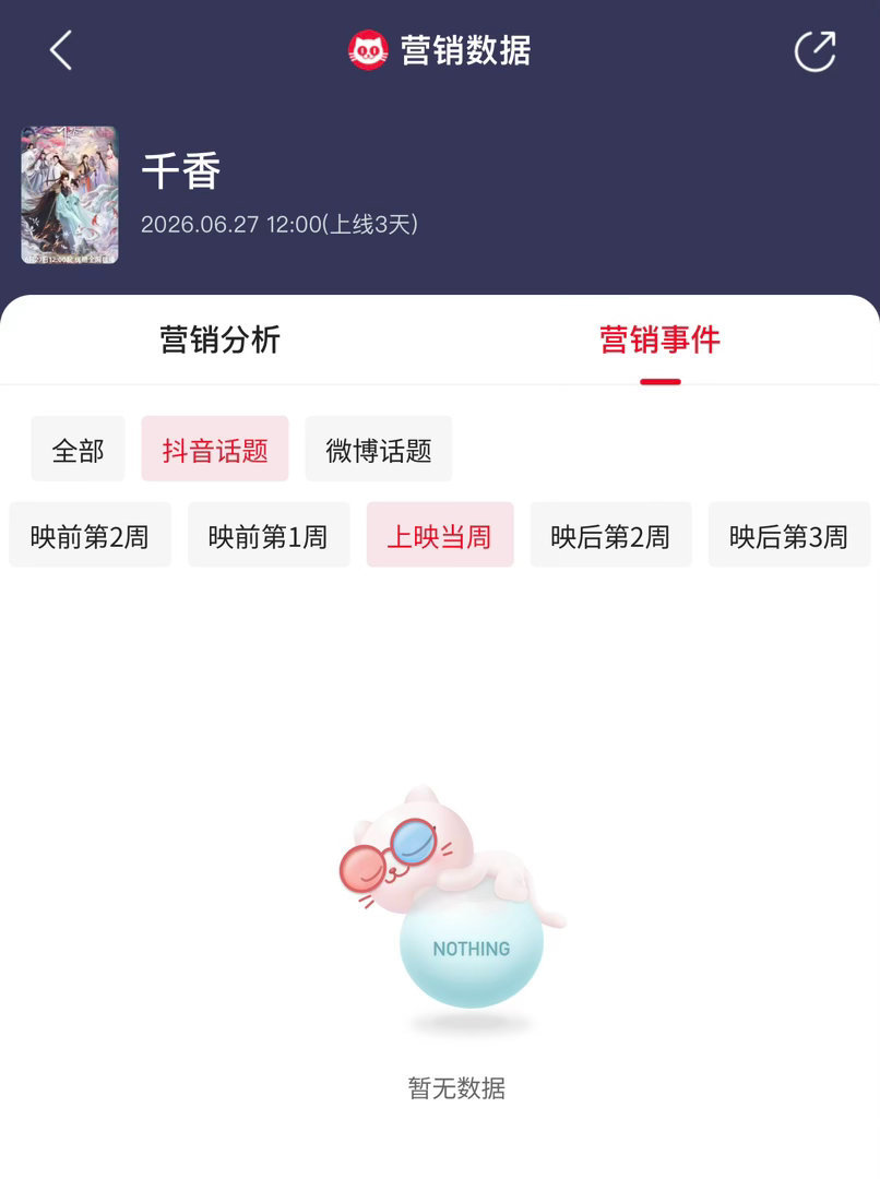 千香真的一点宣传都没有