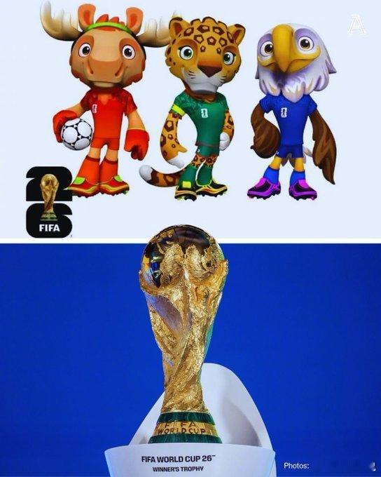 【官方】国际足联公布2026美加墨世界杯的吉祥物名字，Maple代表加拿大，Za