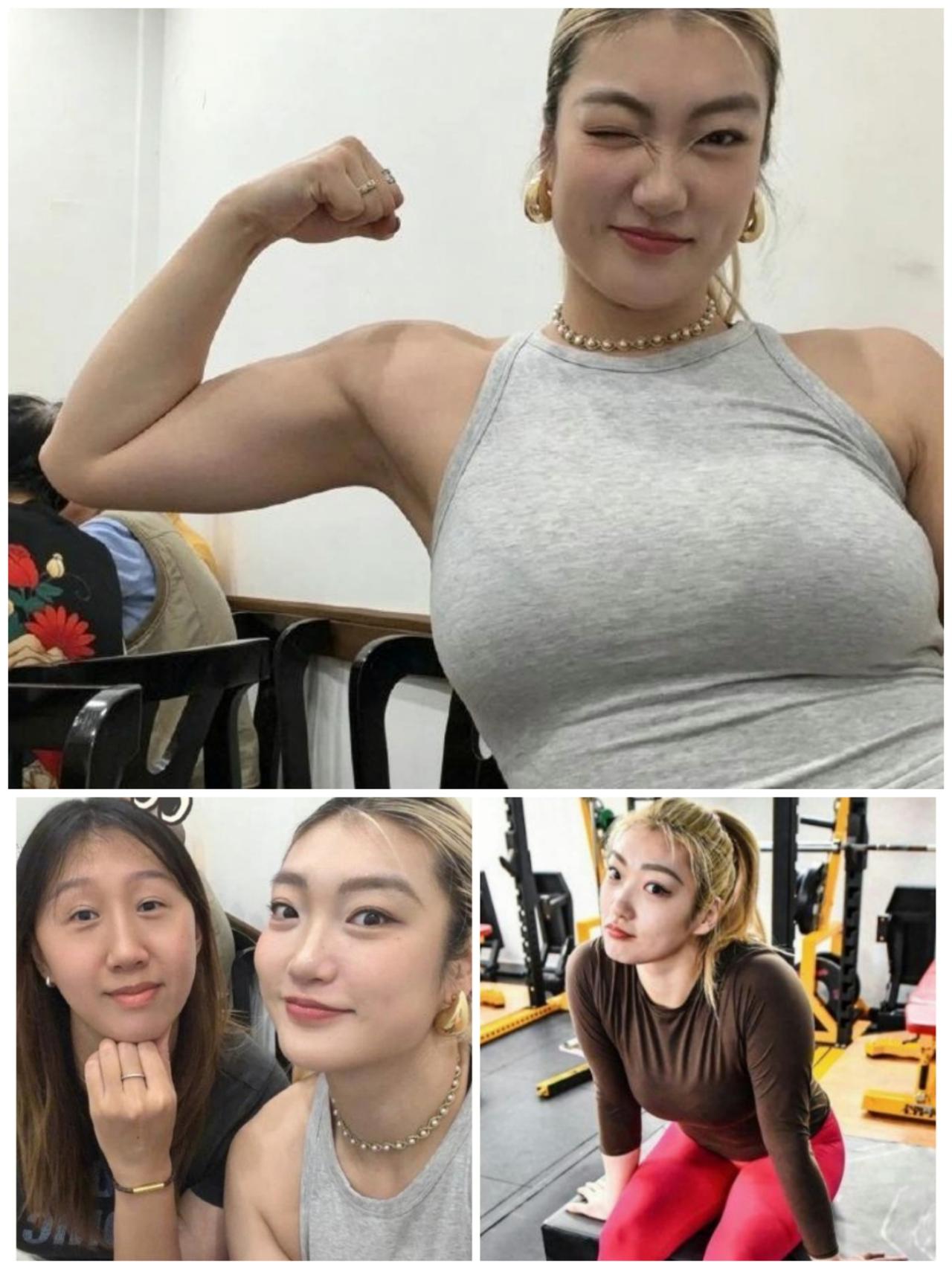 前国手李梦中秋节晒好身材，闲暇之余仍不忘刻苦训练，全力备战接下来的Project