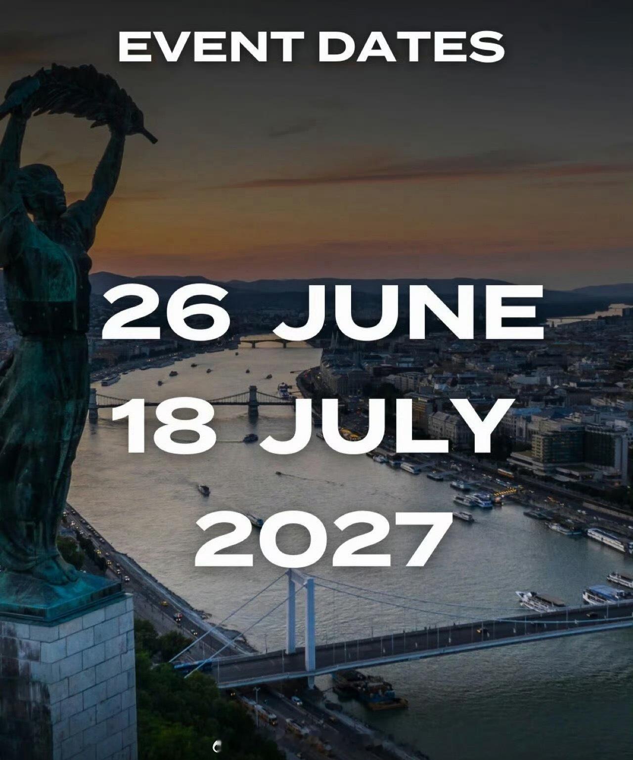 📢2027布达佩斯世锦赛官宣 📍【2027布达佩斯世界泳联世锦赛】首批比赛场