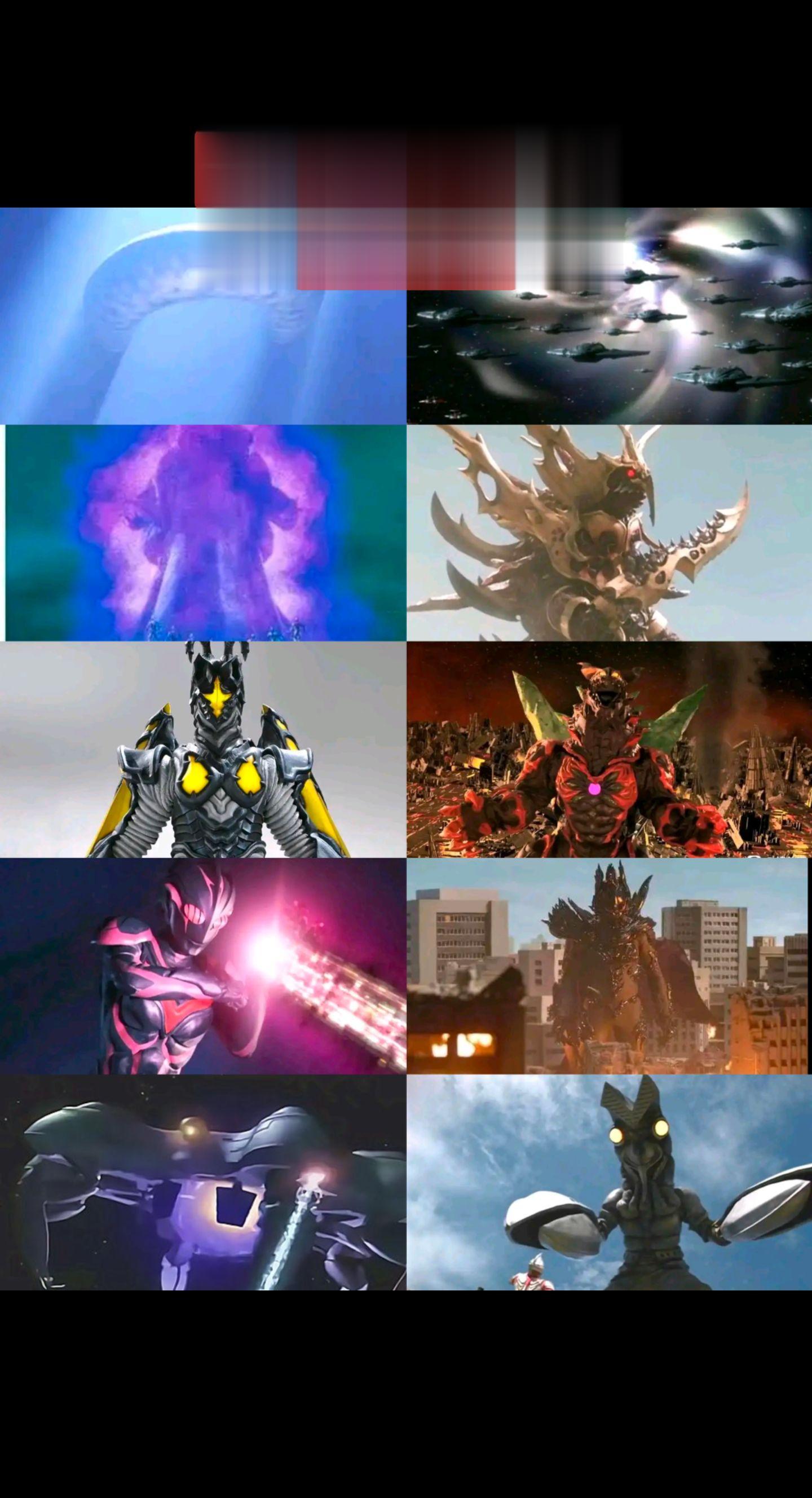 平成系奥特曼敌役（1-50名）。个人观点 欢迎指点平成系奥特曼