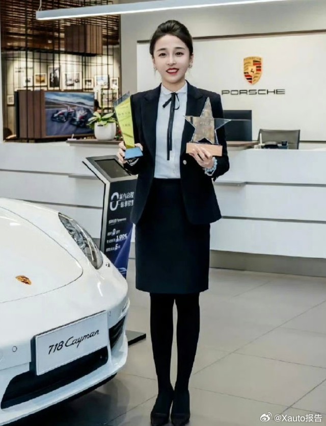 保时捷女销售蝉联销冠，辟谣高薪团队传言青岛保时捷销售牟倩文拿下2026年一季度销