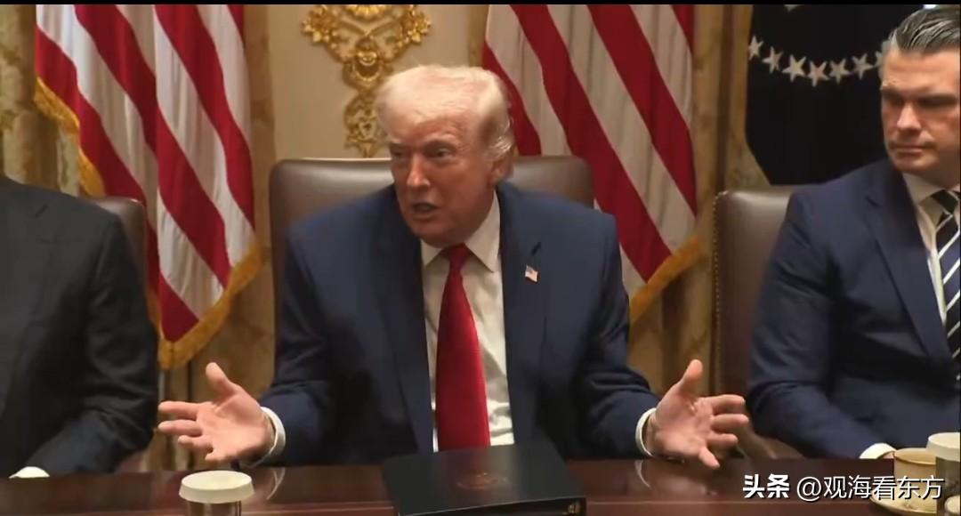 《特朗普内阁会议谈及伊朗局势 现口误并表态美伊谈判与北约问题》
 
华盛顿时间3