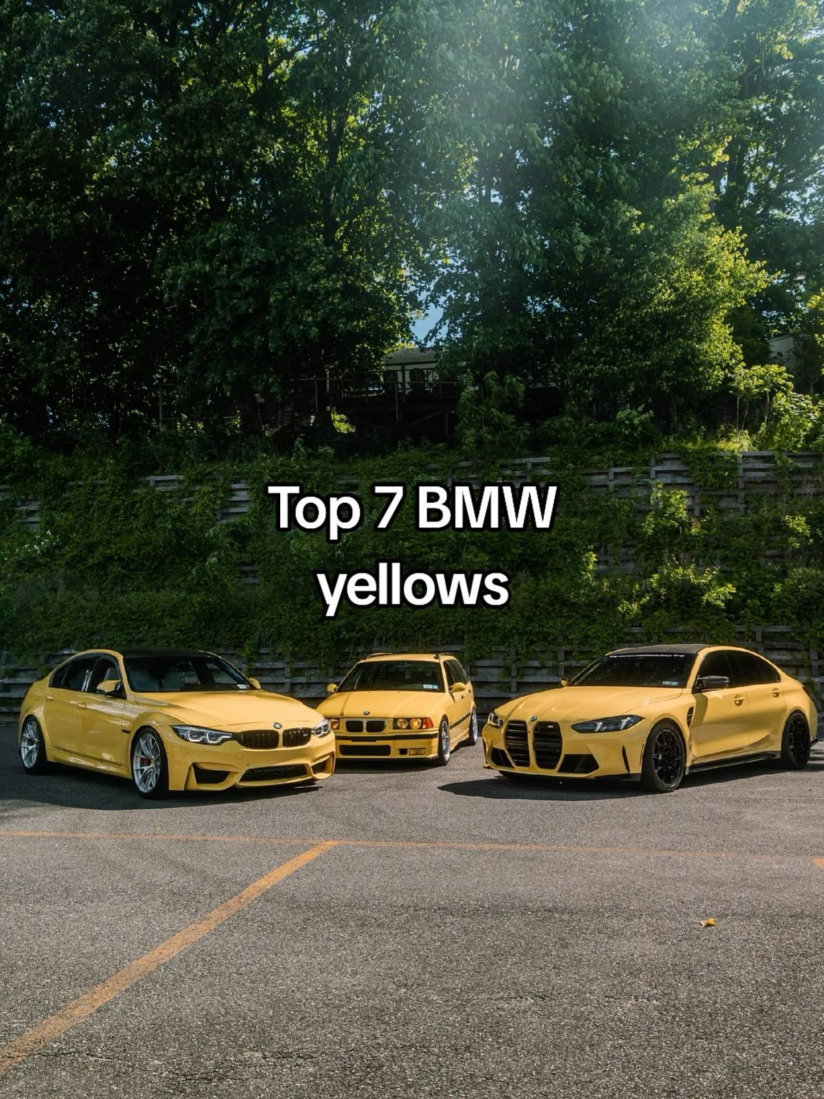 宝马常见 7 种黄色：Austin Yellow（金属奥斯汀黄）Sao Paul