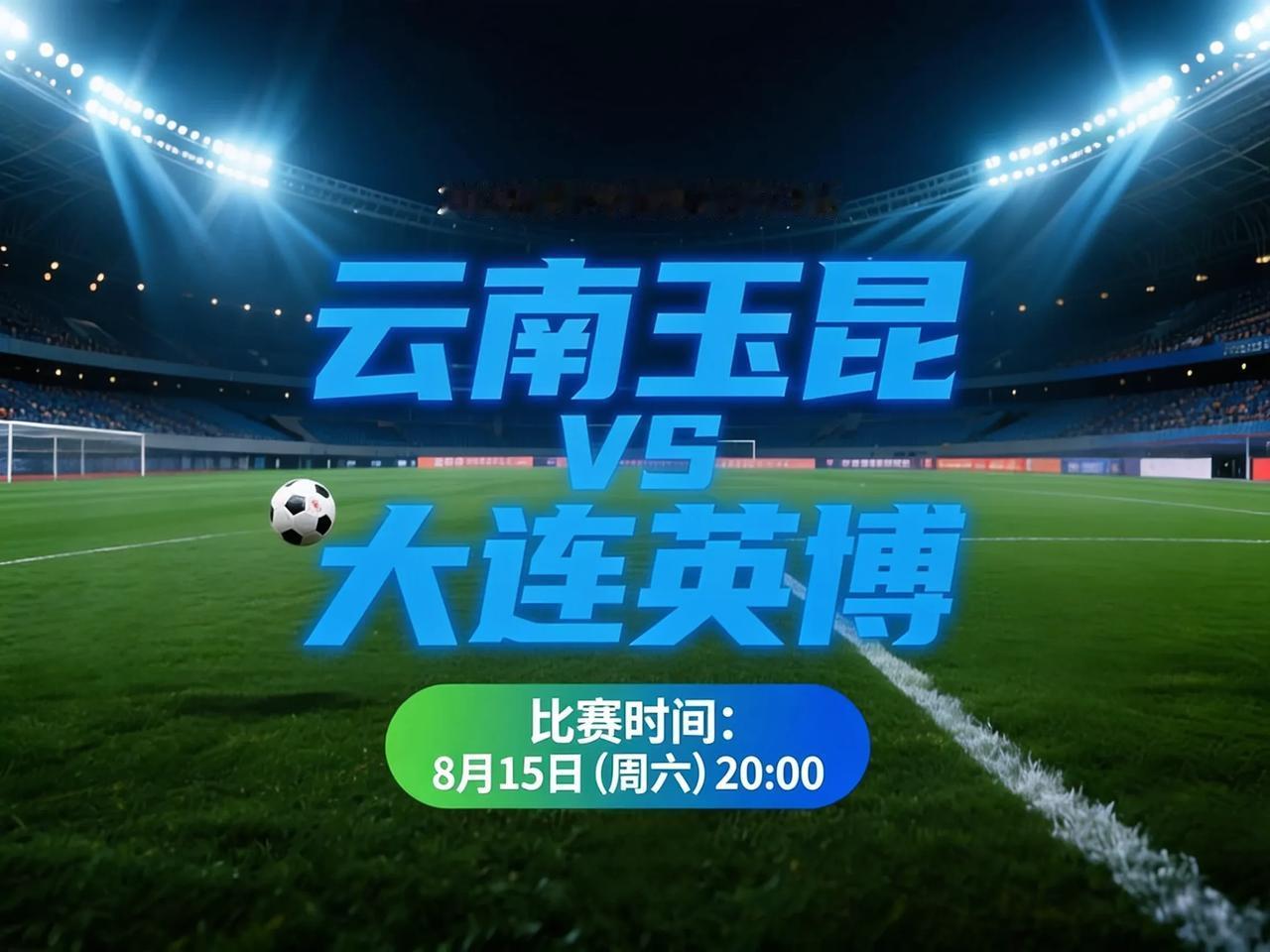 中超第23轮前瞻：云南玉昆VS大连英博 8月15日(周六)20:00
云南玉昆目