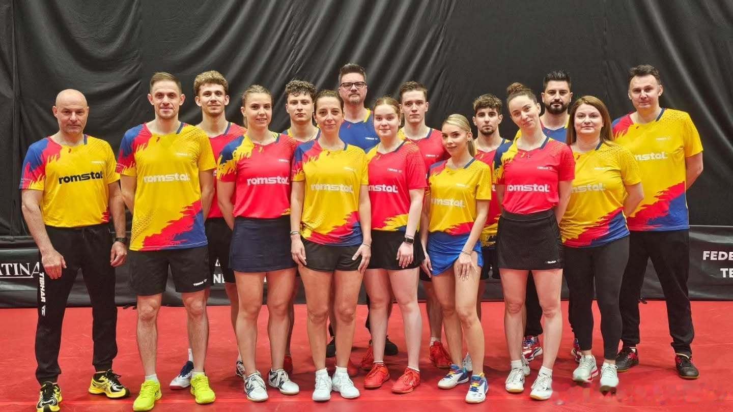 🇷🇴罗马尼亚队目前正在集训备战伦敦世乒赛📸 