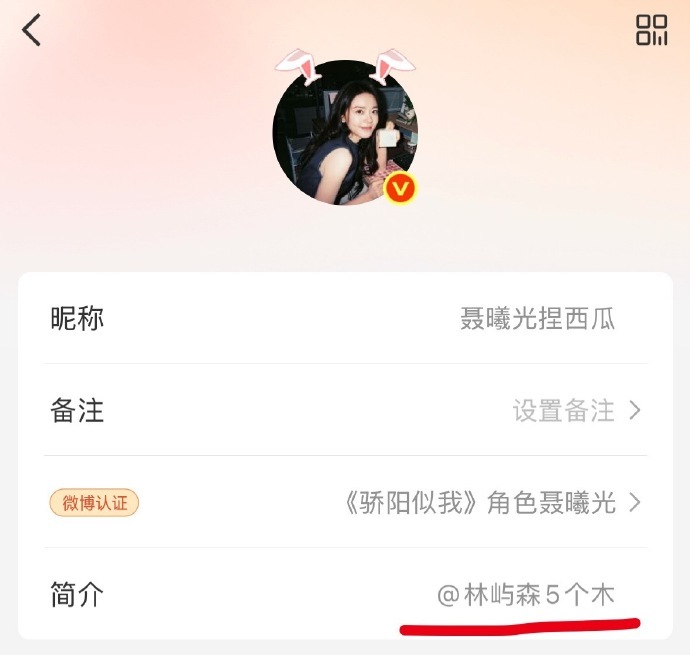 林屿森聂曦光秀恩爱林屿森聂曦光简介 林屿森聂曦光秀恩爱，咱就说这个简介是不是专属