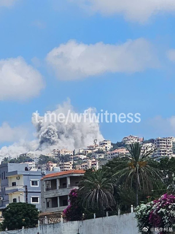 以色列继续炮击和空袭了黎巴嫩南部的曼苏里镇、沙阿卜·阿尔-卡尔布、哈达塔、弗伦、