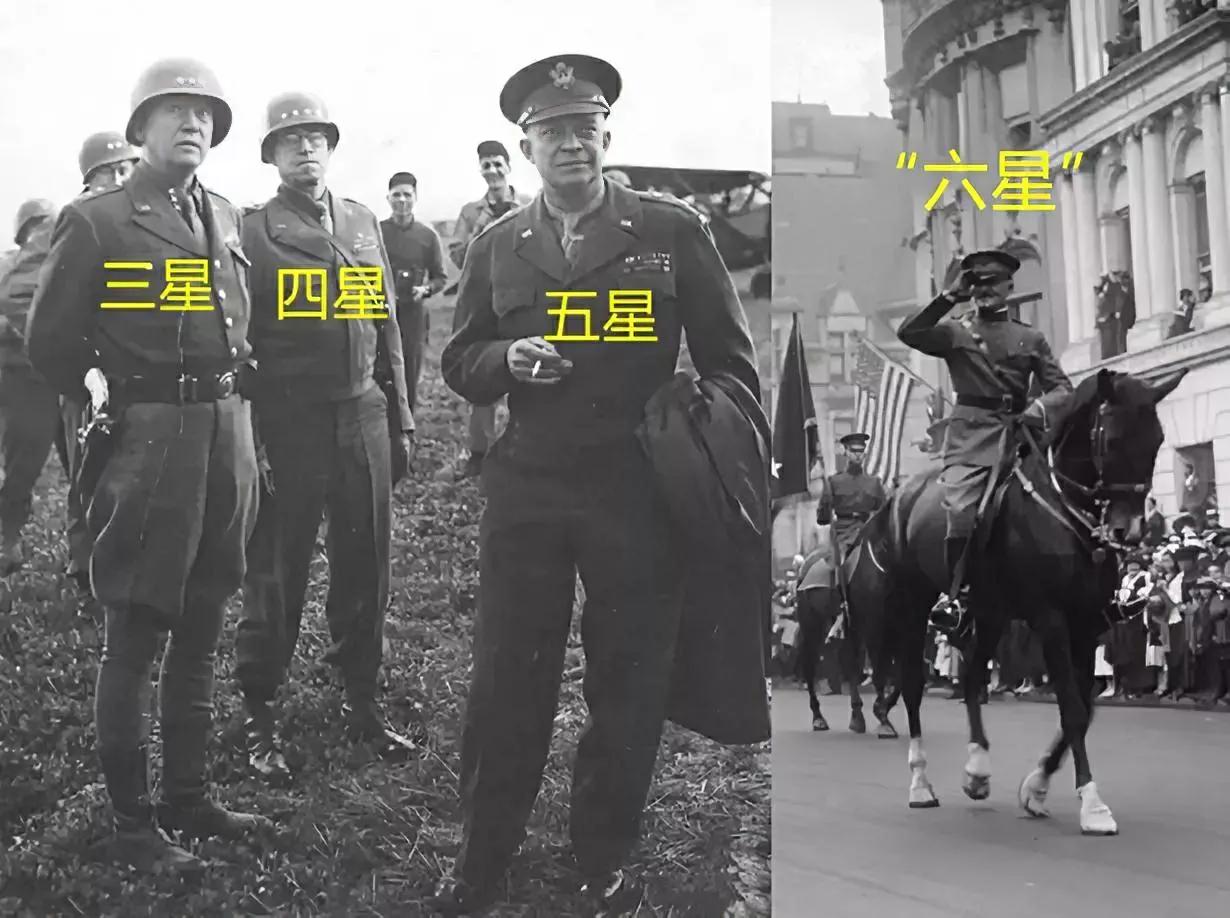这是一张比较有趣的照片：巴顿三星，曾就任美国第3集团军司令；
布莱德雷四星，他是