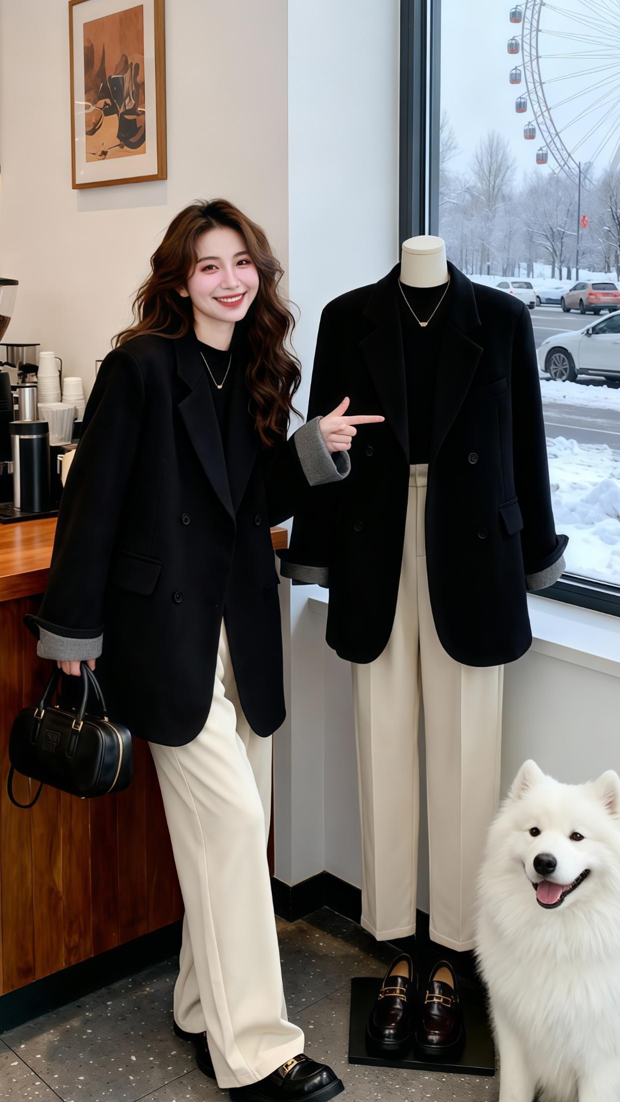 气质女神穿搭 精致穿搭 通勤搭配 西装外套 优雅气质