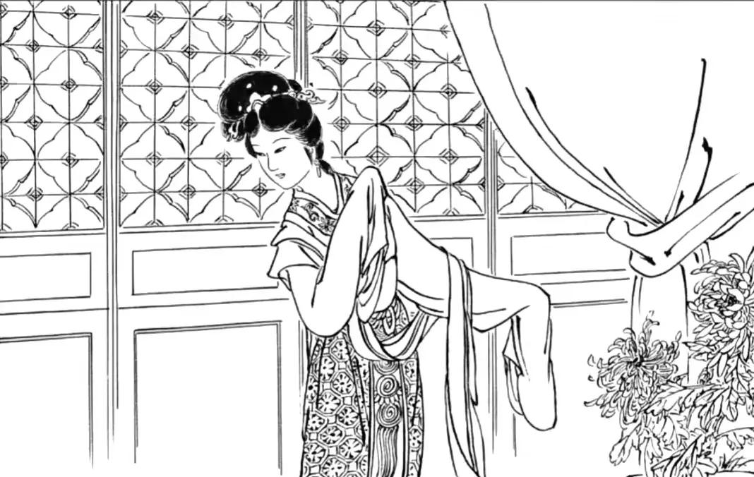 古时，有一位男子携16岁的爱妻，在上任的途中，爱妻由于赶走了哭闹的童子，没想到妻