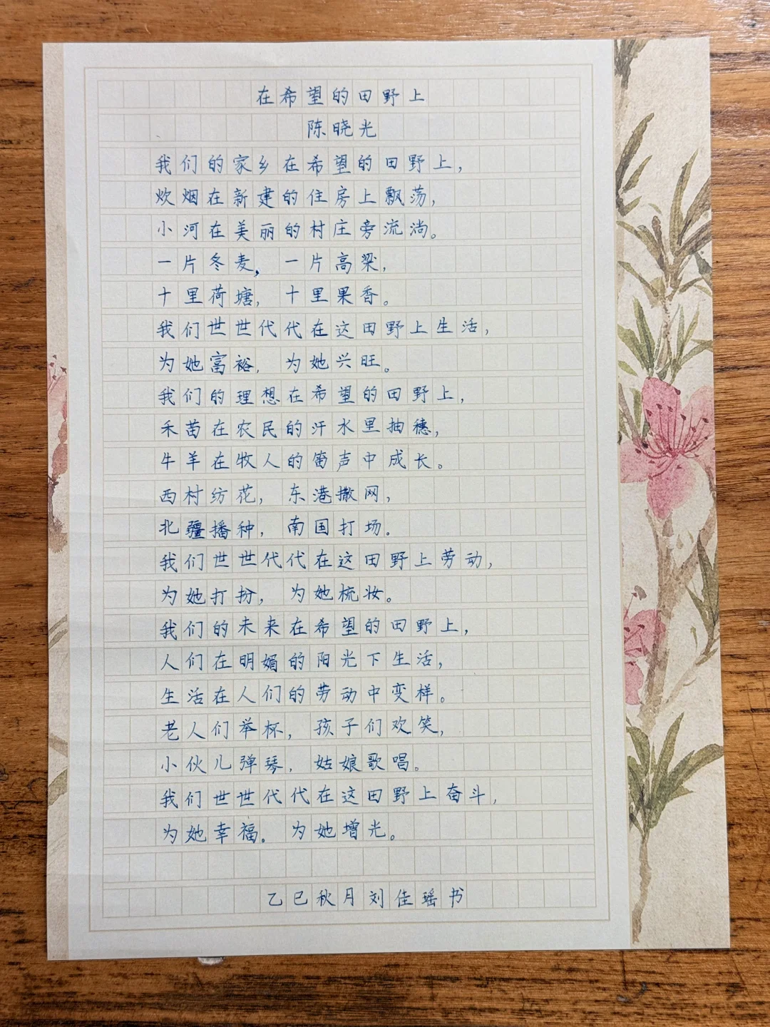 在希望的田野上☀️