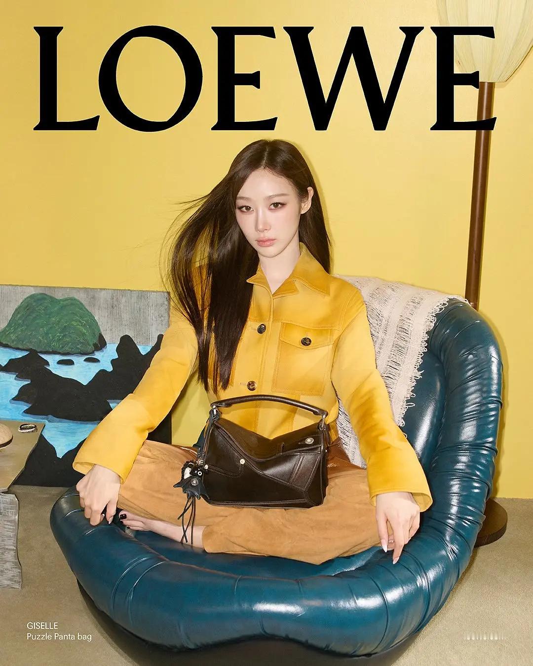 吒刊一 giselle第二支罗意威广告来了目前的广告和韩杂成绩aespa队内第一