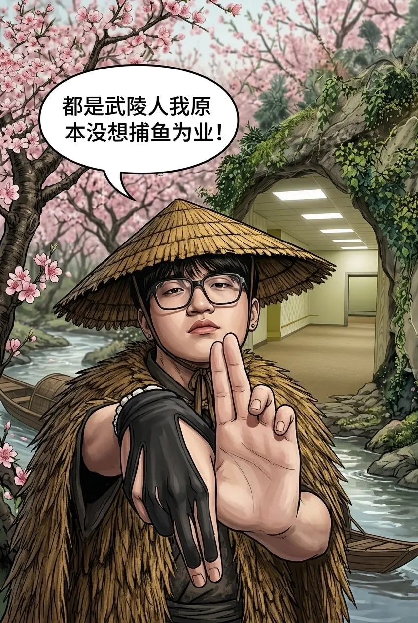 捕鱼人逃出后室后的发言。