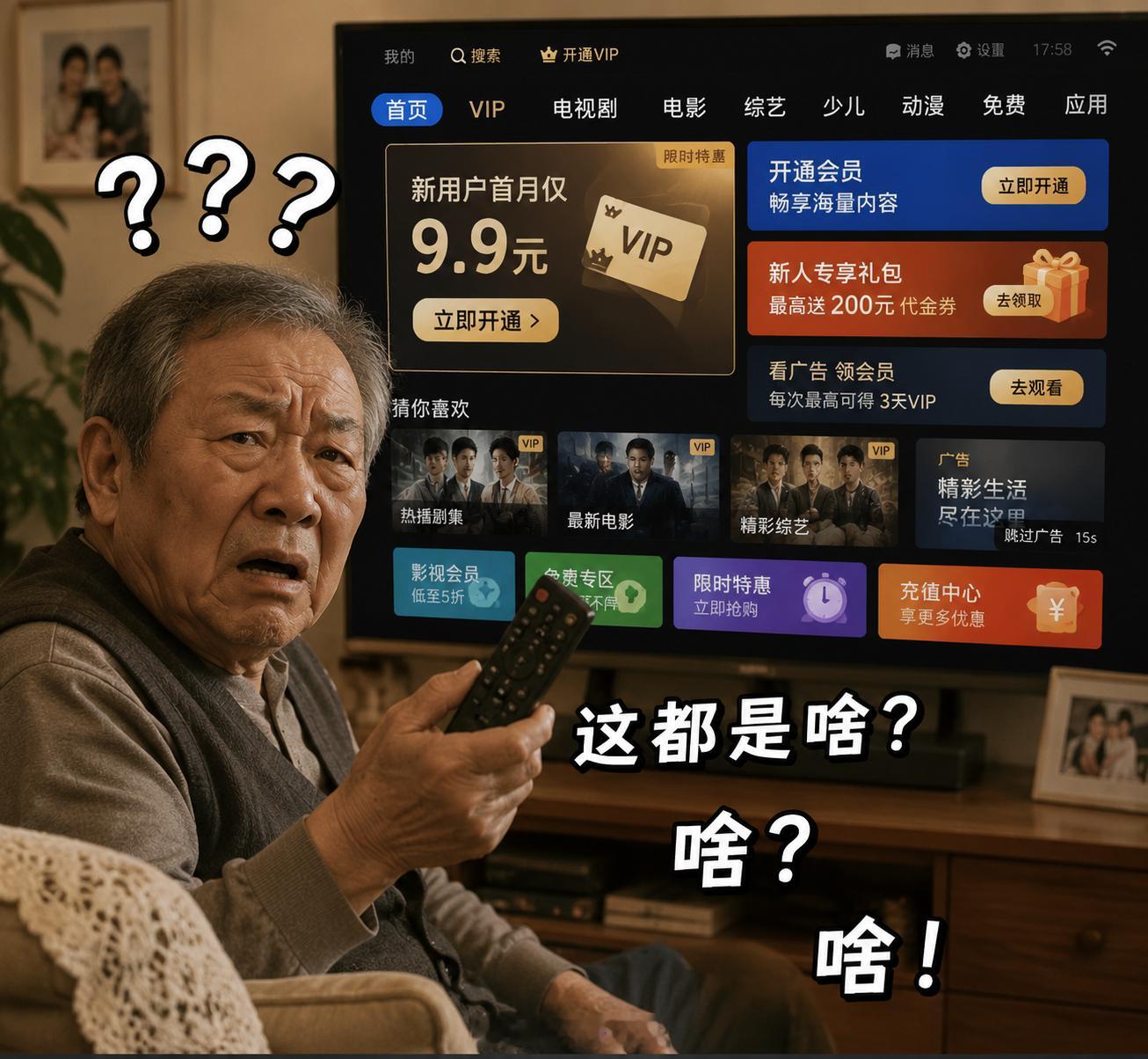 罗永浩怒斥电视机厂商电视已经从“内容输出工具”变成了“互联网营收平台”，以前的电