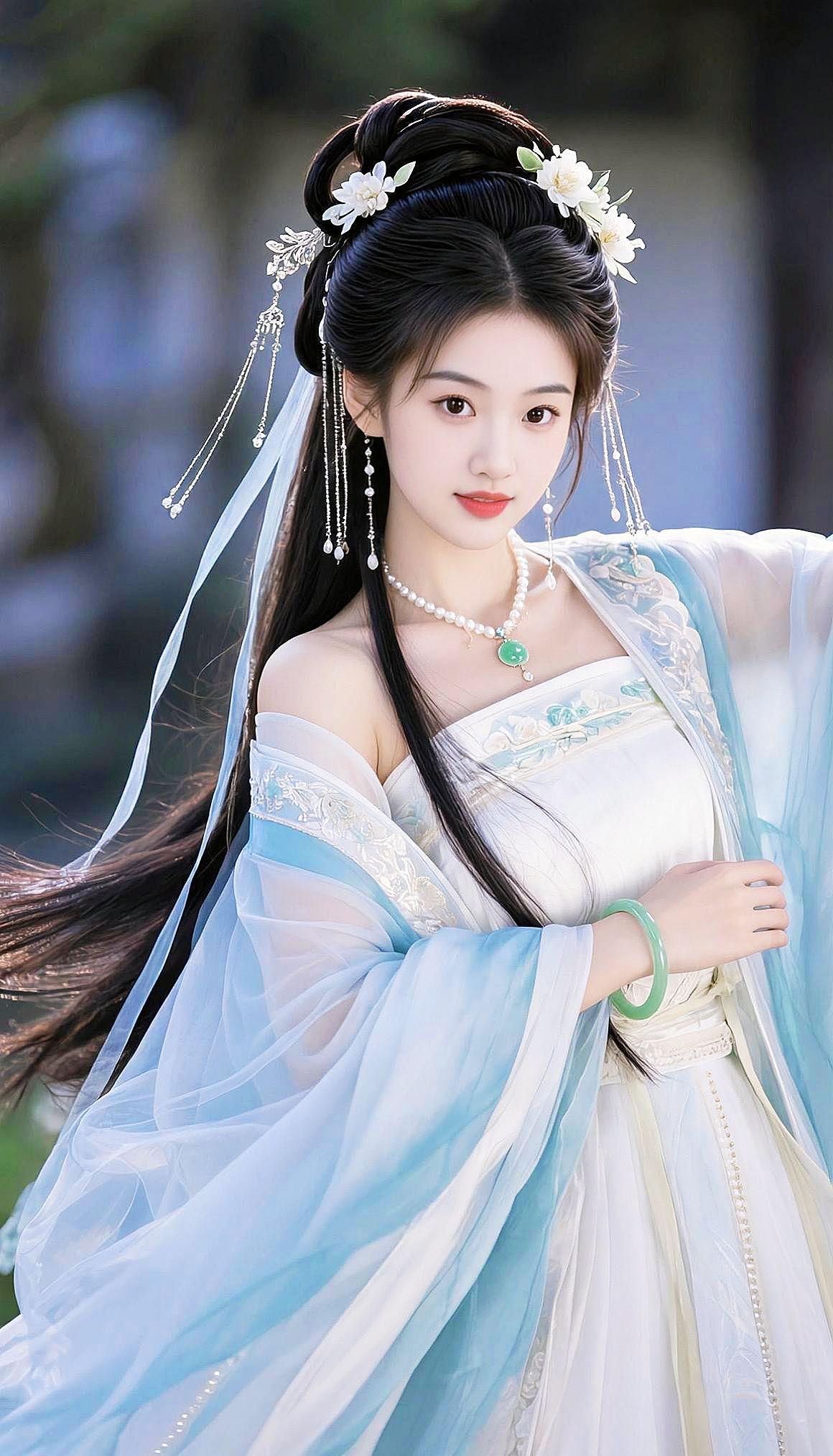 创意玩法文案集 抖音玩法合伙人计划 AI仙系古风写真组  古风之美在于意境  汉