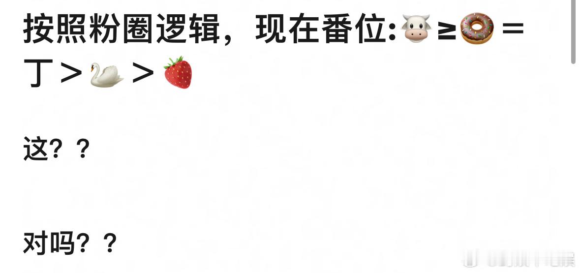 按照粉圈逻辑，现在番位:张凌赫≥田曦薇＝丁禹兮＞宋祖儿＞刘宇宁？ 