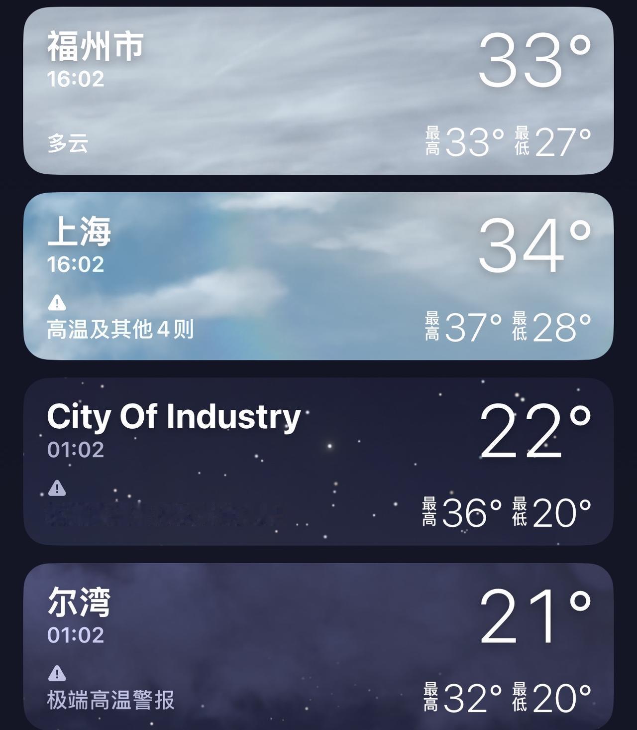 7-8月份全球都进入了高温天气，美国洛杉矶也出现36度高温，不过晚上很舒服，还可