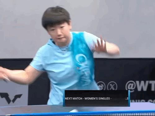 孙颖莎vs陈熠孙颖莎加油[打call] ​​​