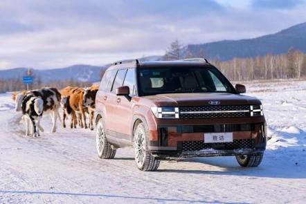 最近刷到不少电车在低温下续航打折、性能受限的新闻，再看第五代胜达，那可太能 “撒
