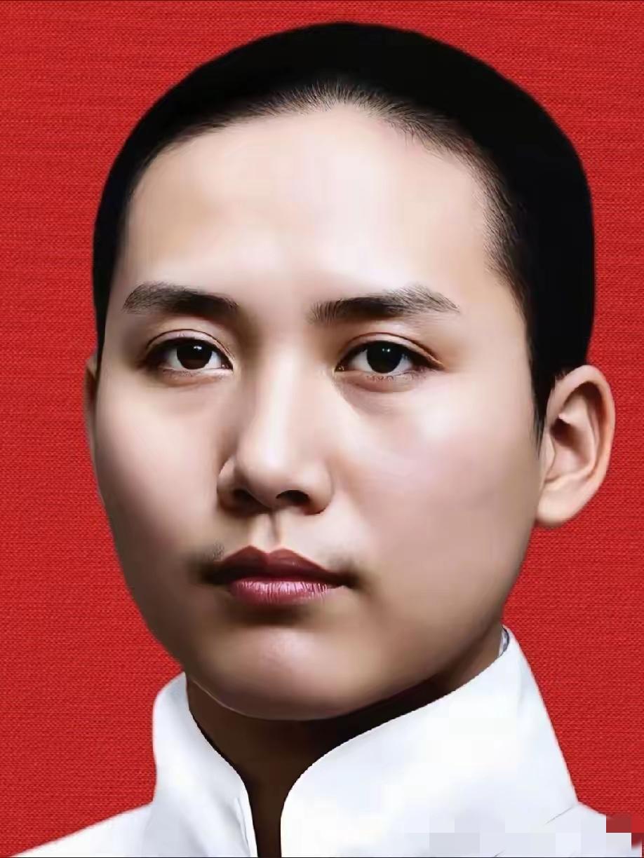 年轻时的毛主席，一身英气、目光如炬，眉宇间藏着改天换地的坚定，举手投足都是从容与