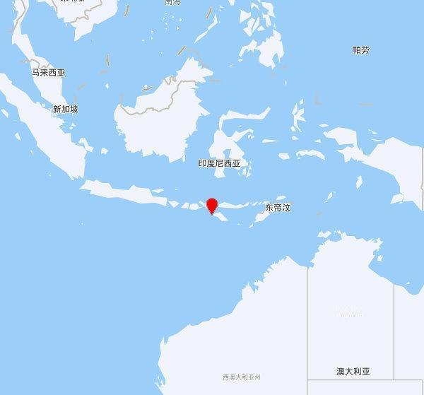 【欧洲地中海地震中心】发布，2025-10-04 15:20:45 在 松巴地区