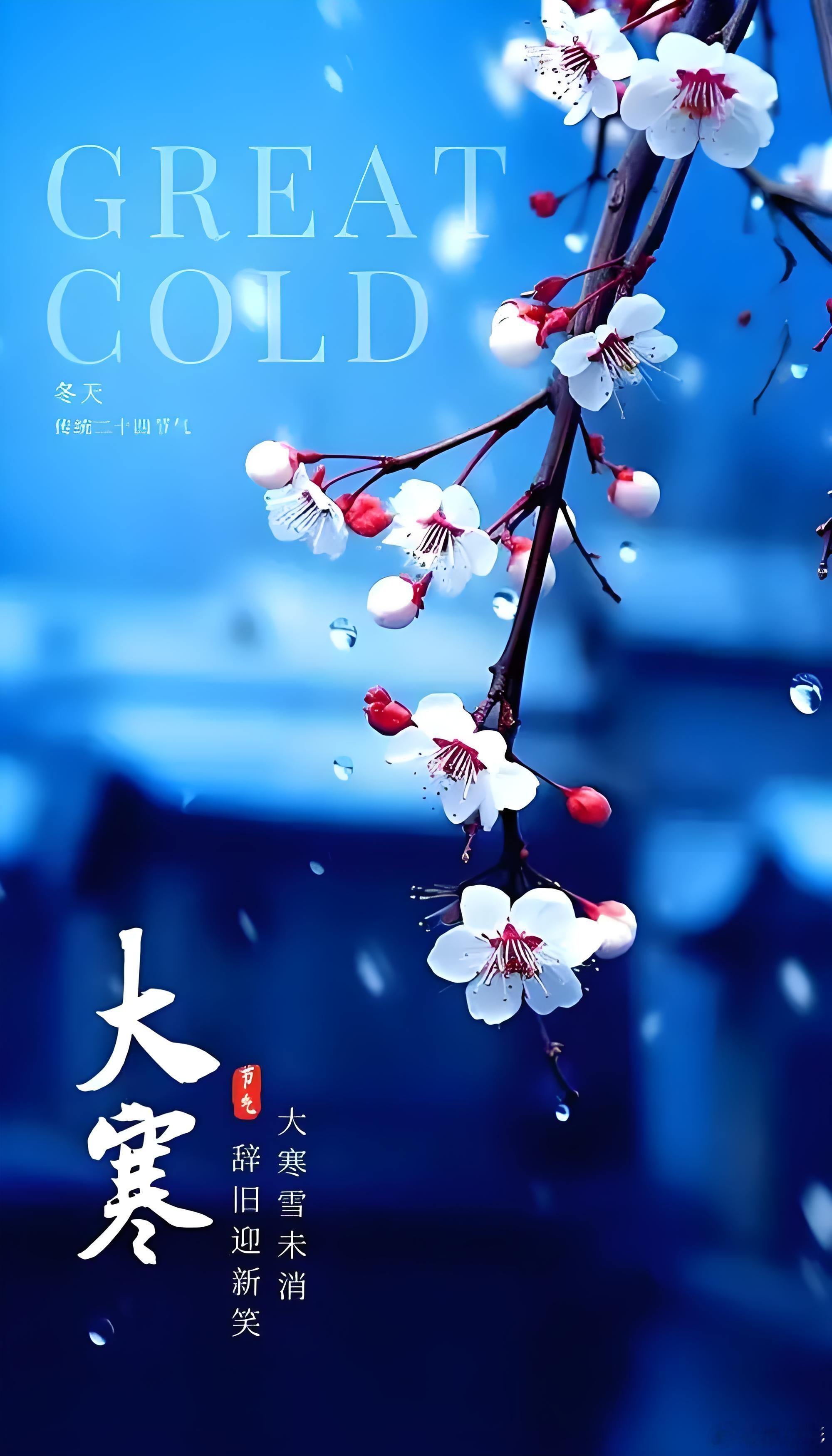 诗韵中国 和娜扎一起感受诗意大寒 大寒节气在流年里更替，大寒在瑞雪中盛开，我们在