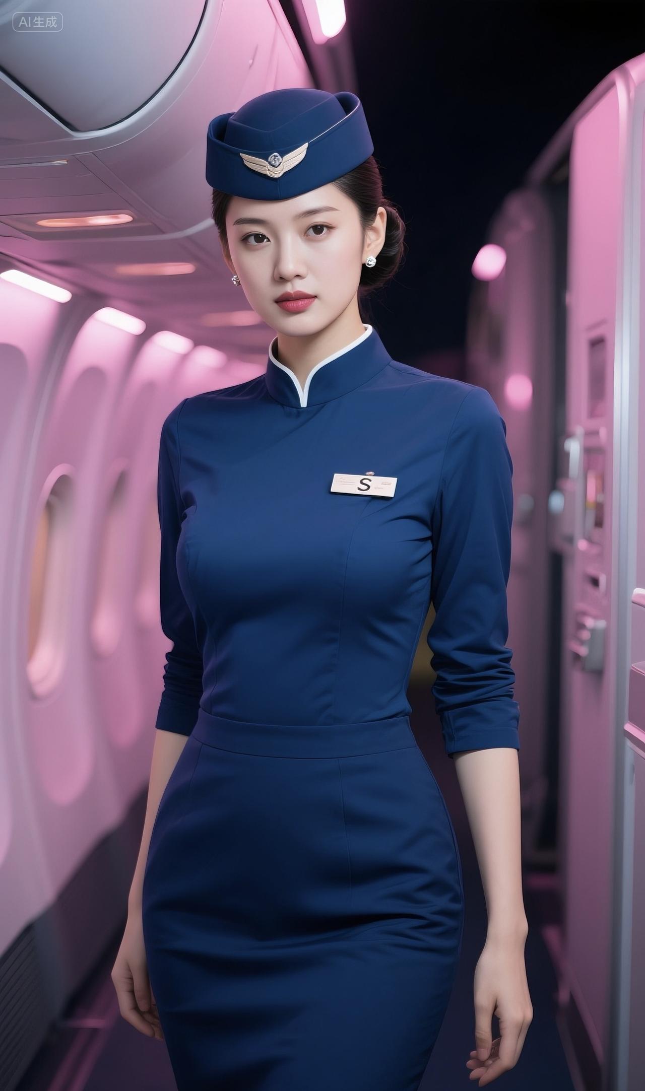 美丽又好看的空姐穿搭180时尚空姐服 空姐穿搭 空姐写真 空姐职业制服 空姐衬衣