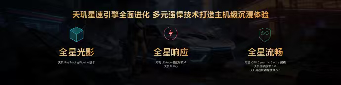 天玑星速引擎全面进化，从三大层面赋能开发者，在移动手游中实现媲美主机游戏的沉浸体