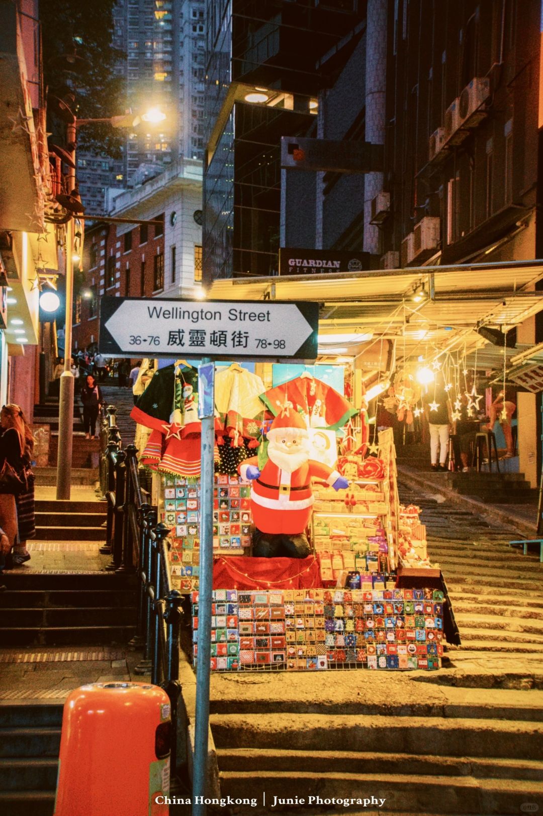 香港圣诞🎅🏻中环石板街太有氛围了（附路线）