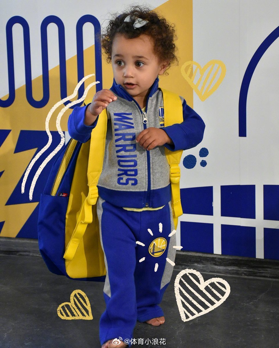 小小身影，大大梦想💙  cr：金州勇士 