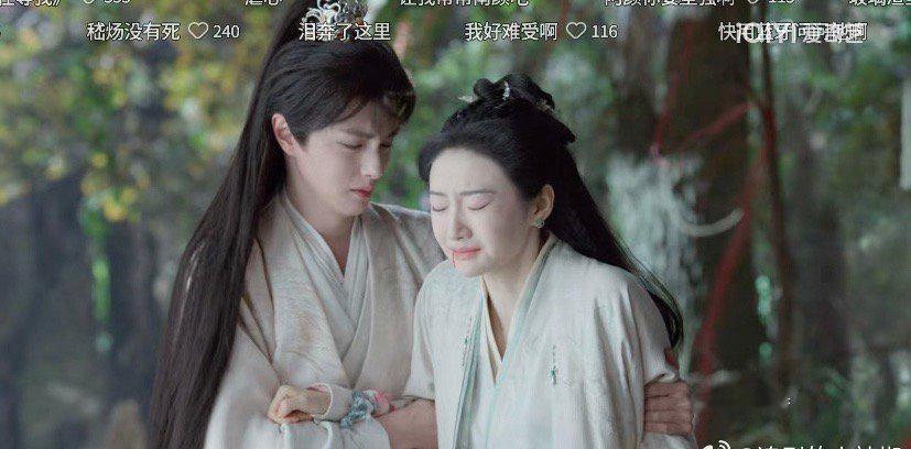 景甜的哭戏也太难评了吧，闭上眼睛就是哭戏了吗？ ​​​