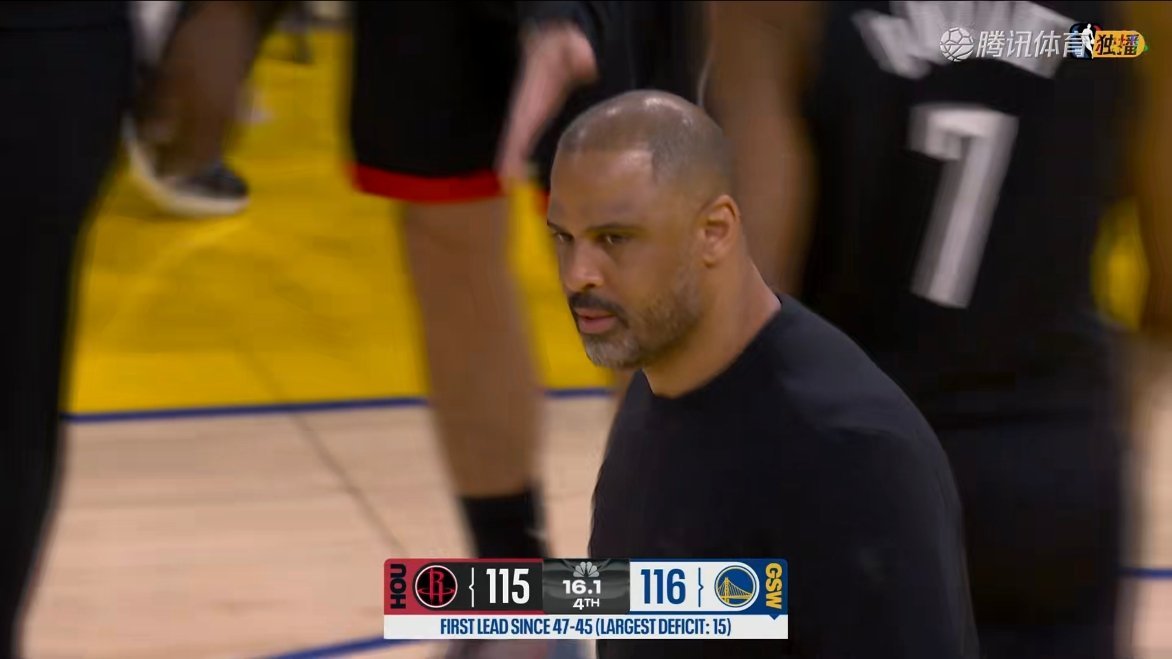 火箭被反超了，下半场一路领先火箭vs勇士
