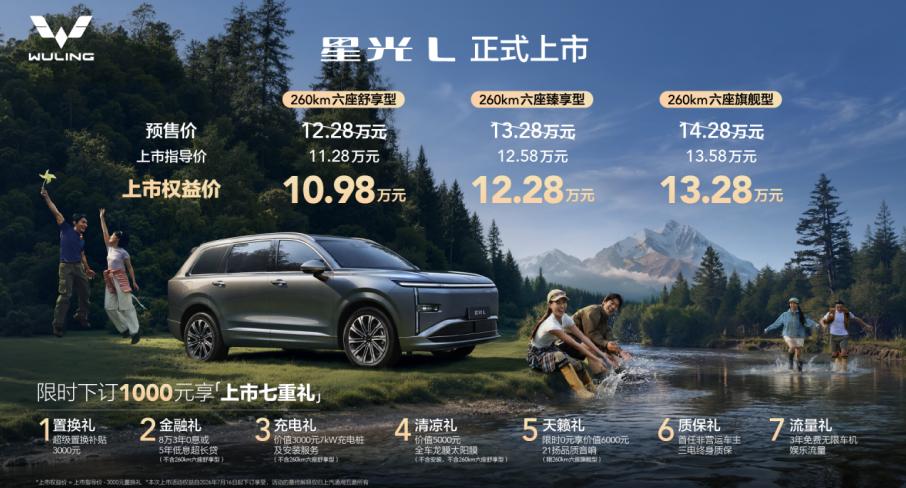 超高性价比大六座，上市权益价10.98万起的星光L有多值得追？
 
7月16日，