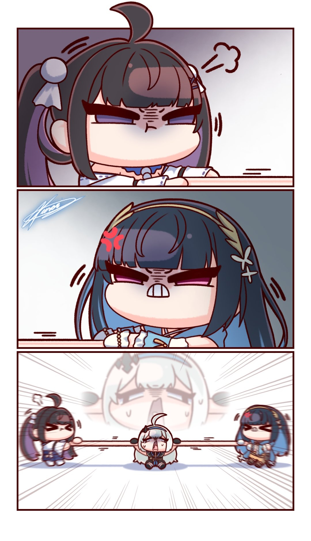 星塔旅人 😡<<<<🫨>>>>😡（最新主线中千都世和夏花的修罗场）X：Ku