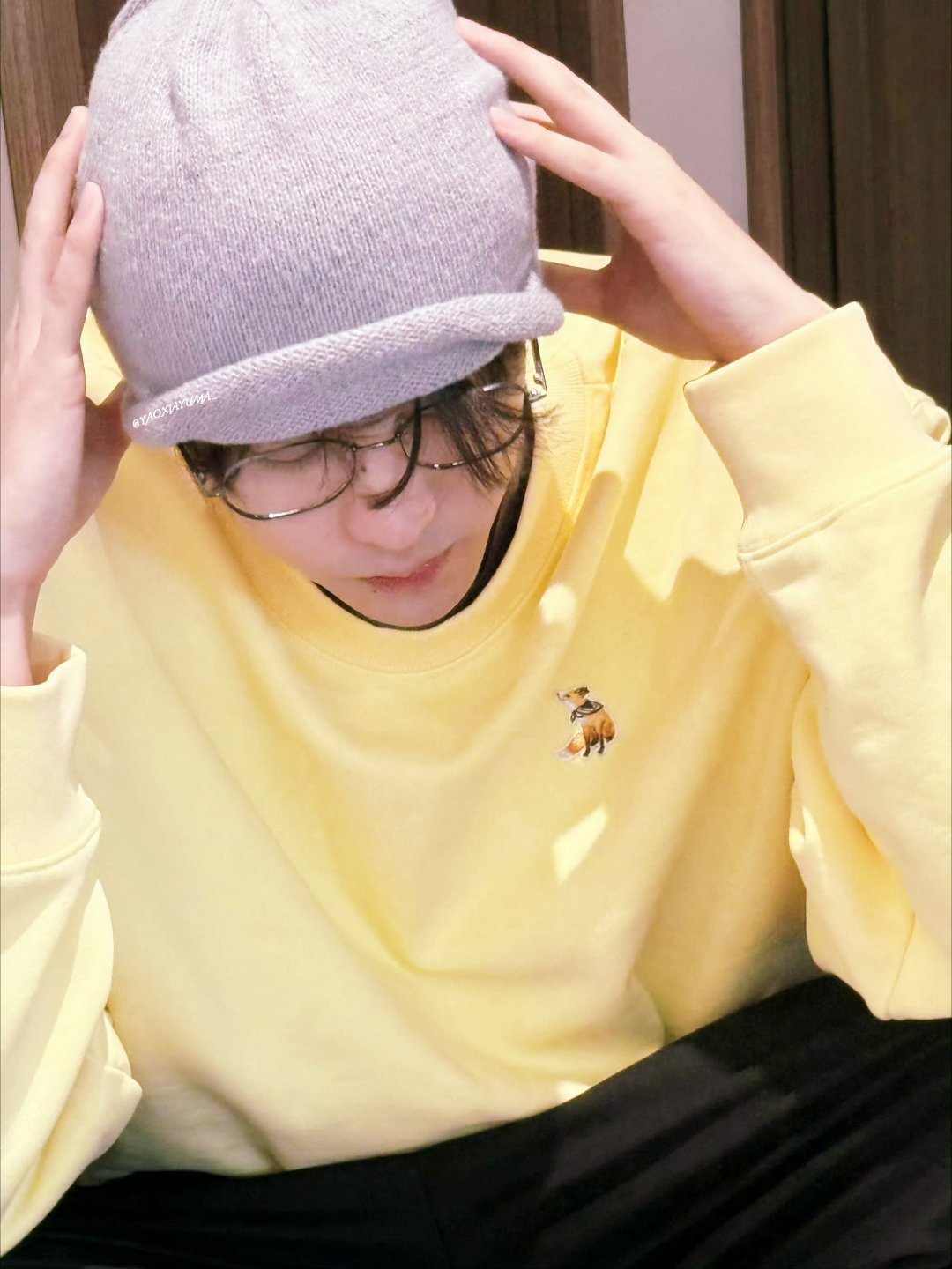 田栩宁就这么在每一次营业中回应柠檬水的爱意💧双向奔赴的爱❤️🍋田栩宁穿柠檬黄