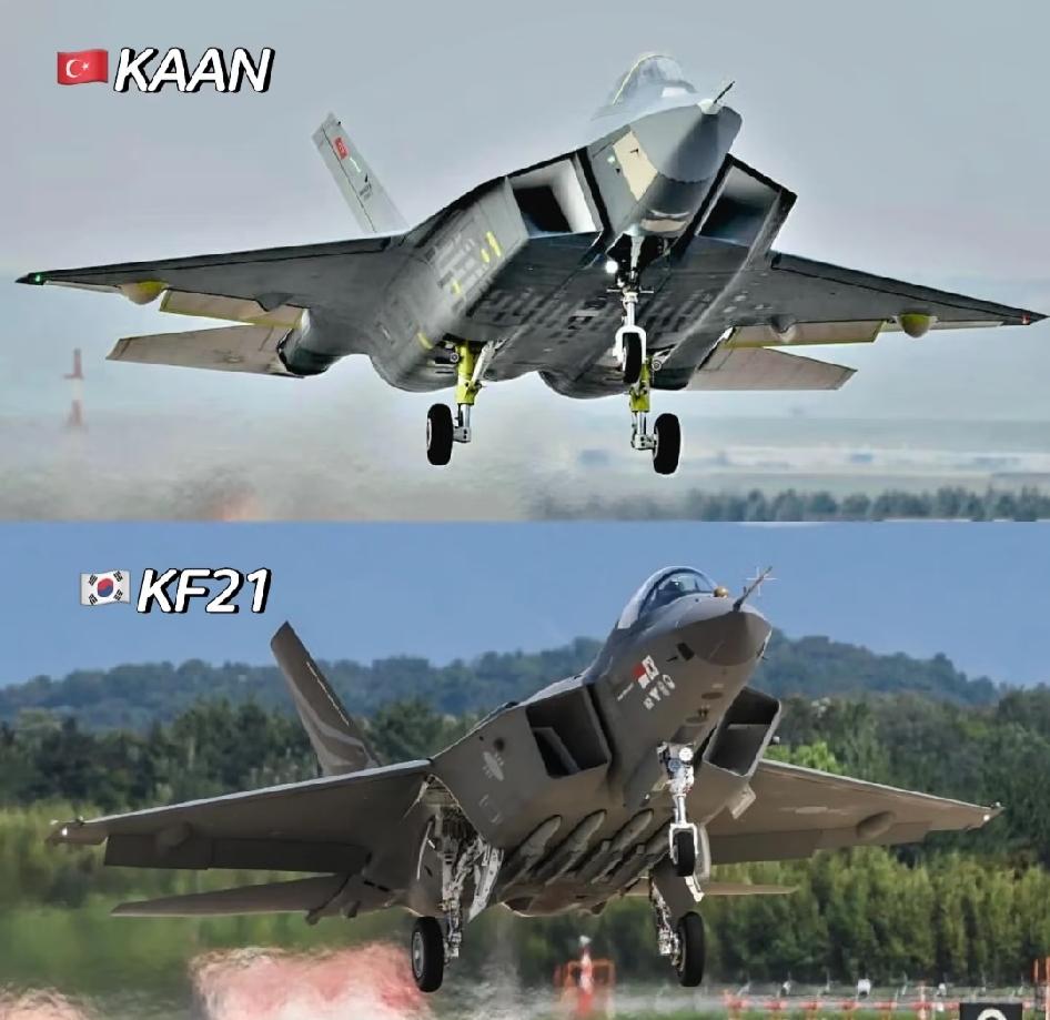 韩国KF-21对阵土耳其可汗，孰优孰劣？谁更牛？

这俩货就是典型的“半吊子五代