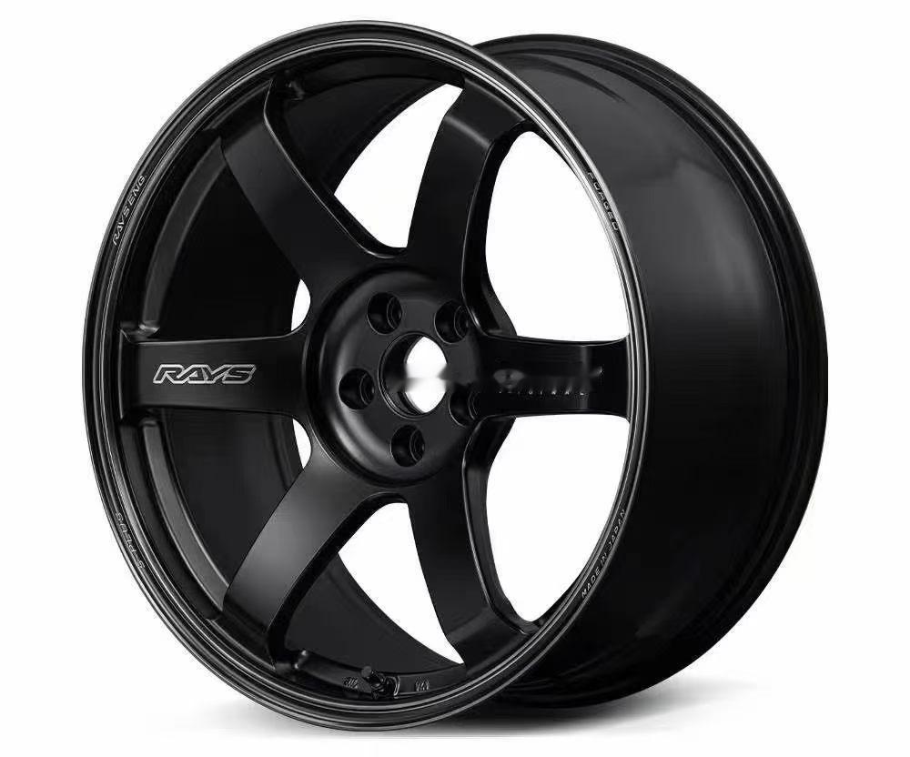 全新日本RAYS TE37SAGA S-PLUS BLACK SHADOW限量配