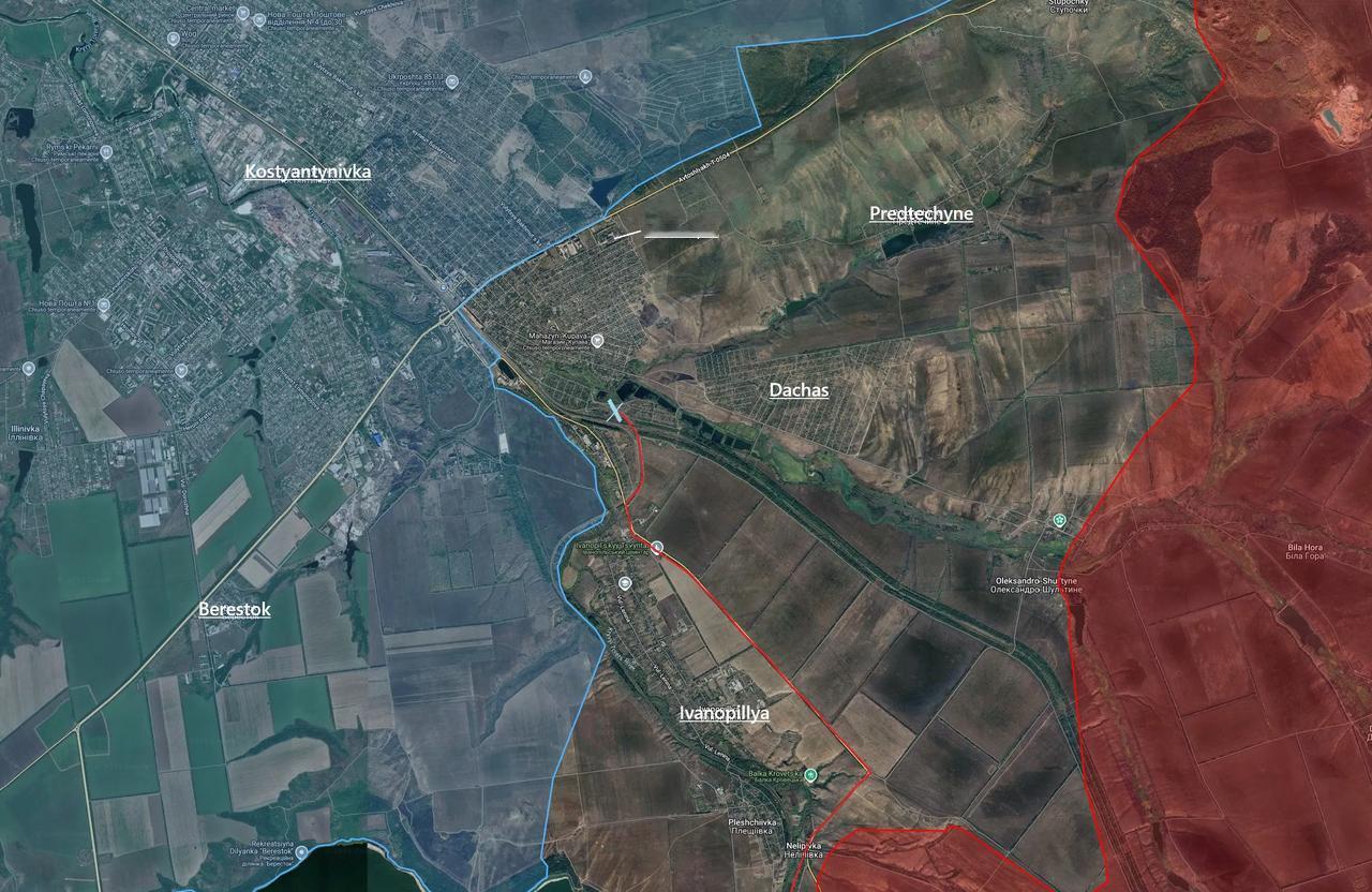 康斯坦丁诺夫卡近斯形势