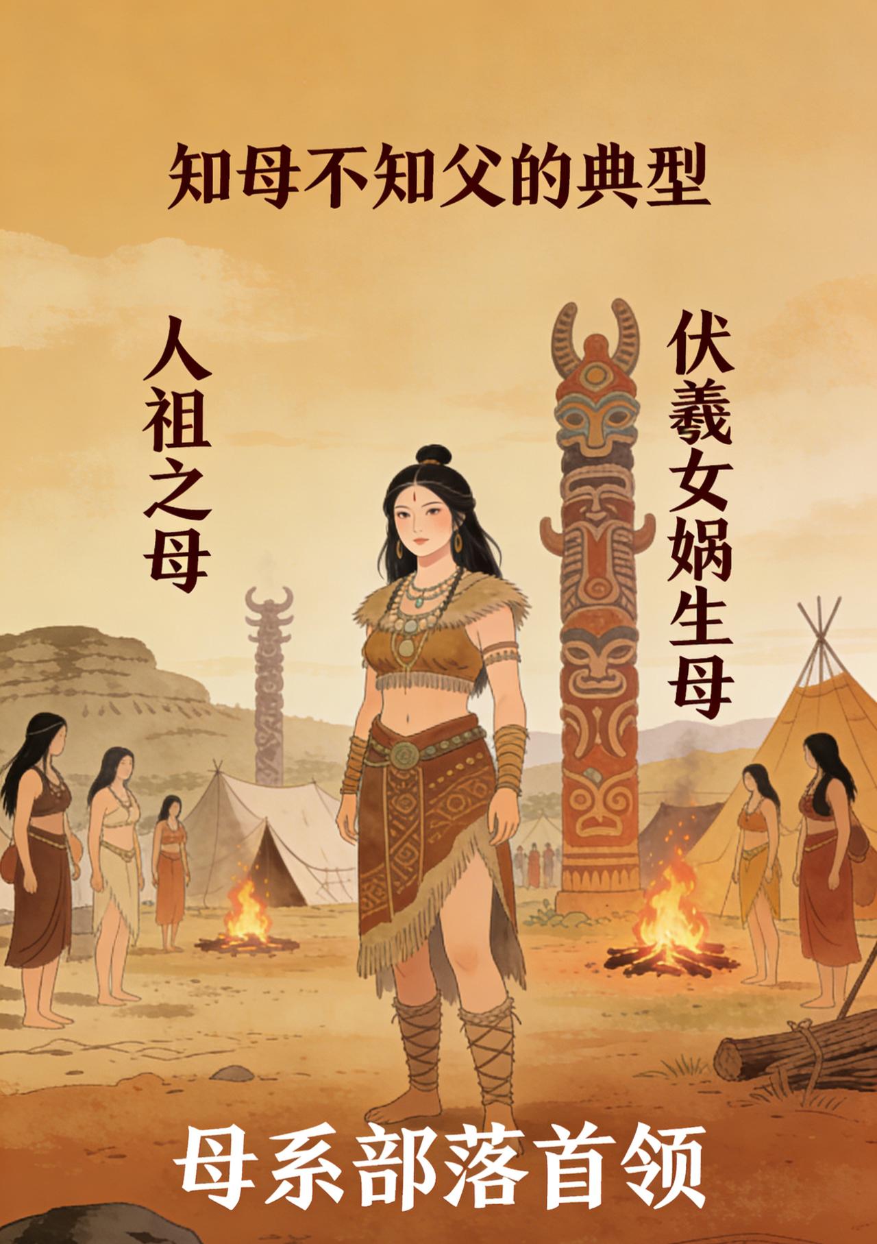 母系社会核心代表人物
（注：纯母系社会无文字记载，人物均为神话/典籍中的母系文化