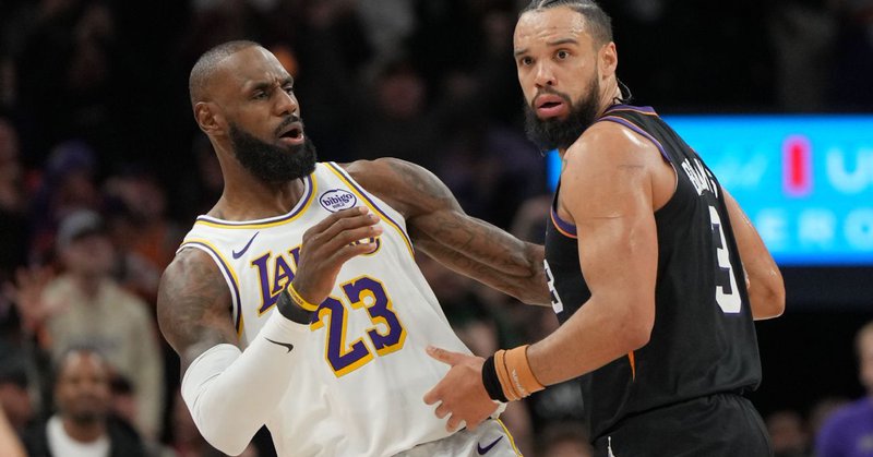 勒布朗胜出与狄龙对决 湖人太阳战现疯狂结局