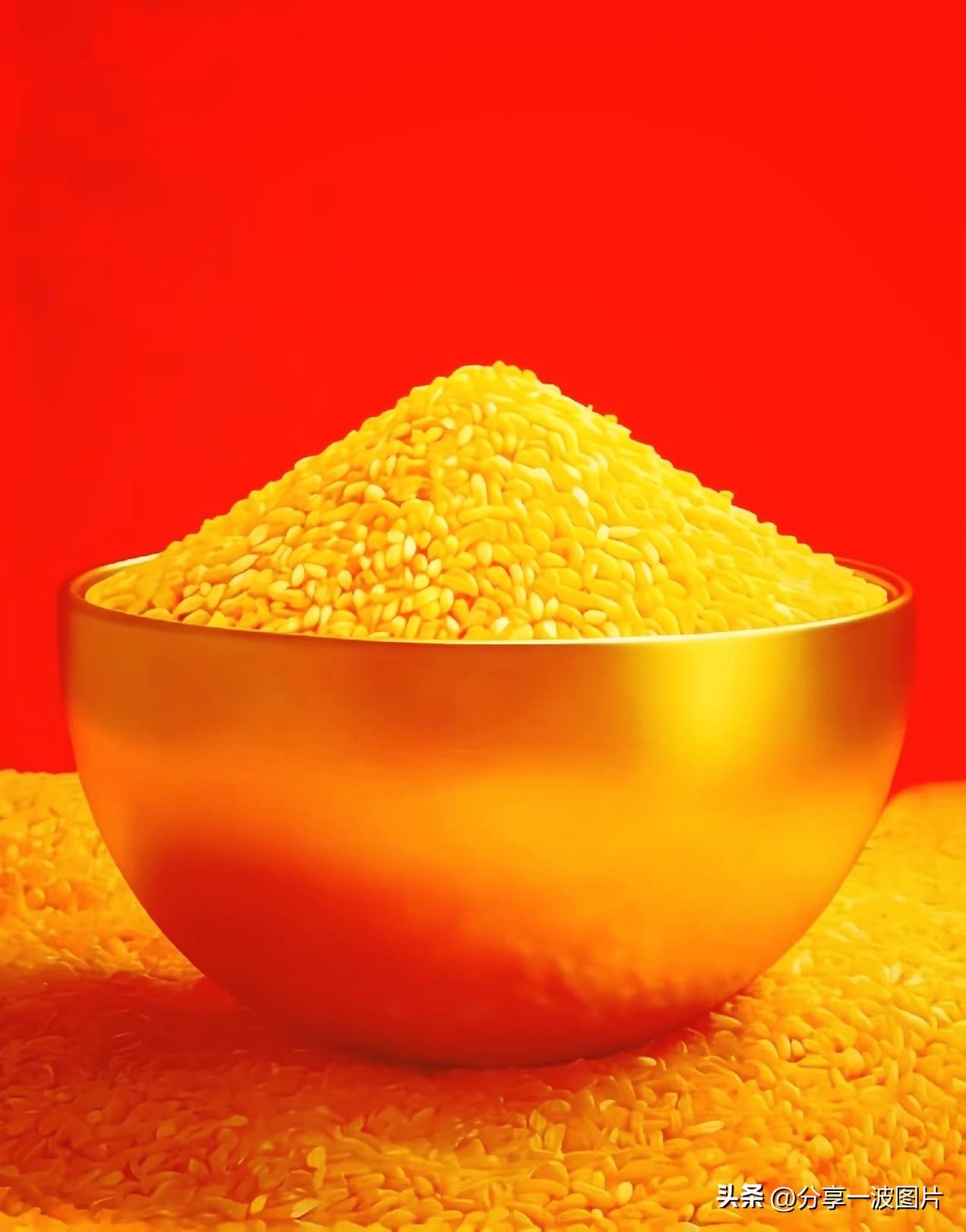 送你一只金饭碗，一生衣食无忧，一世安稳顺遂。