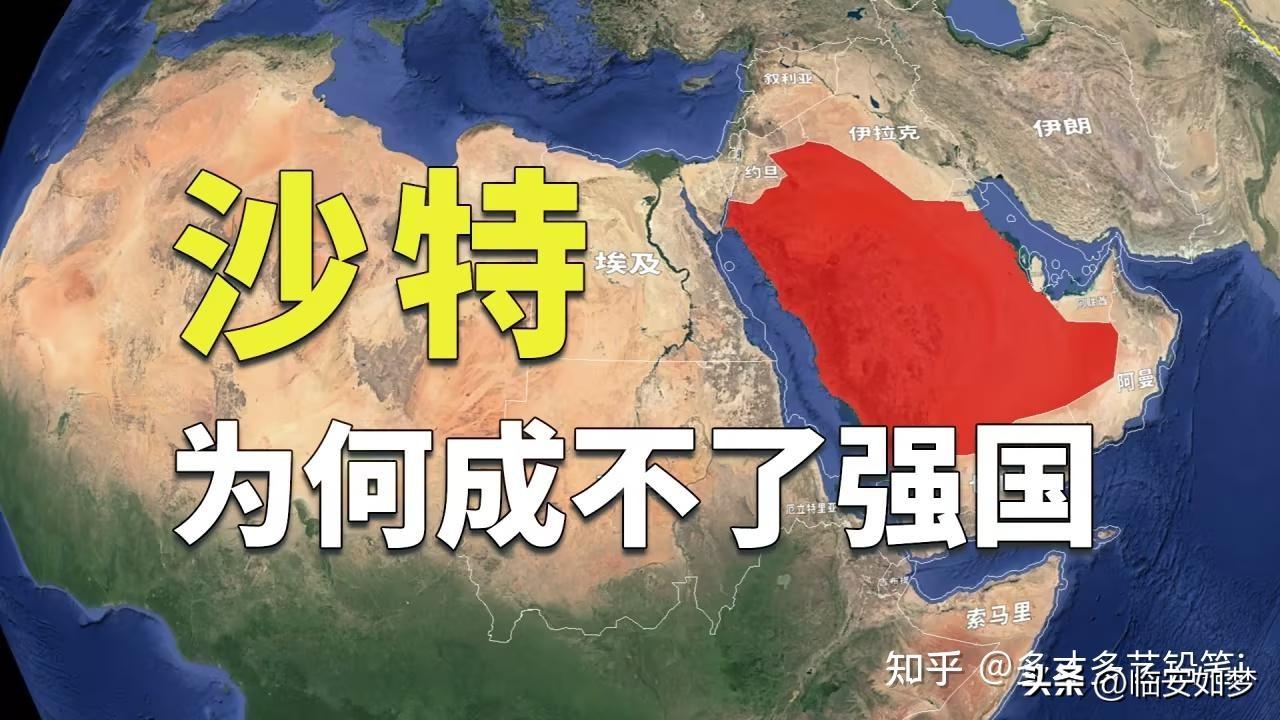 沙特作为全球顶级富国，要面积有面积，要石油有石油，至于为什么没能统一阿拉伯世界，