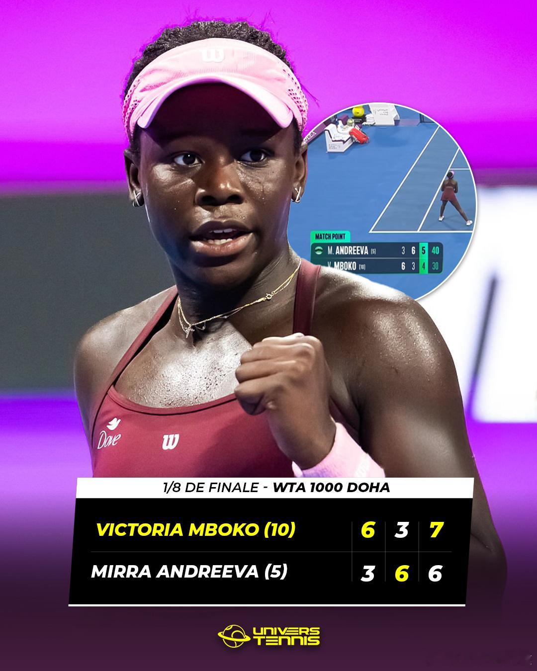 能做到吗？姆博科2026目标是打进世界前十！她刚刚6-3/3-6/7-6击败安德