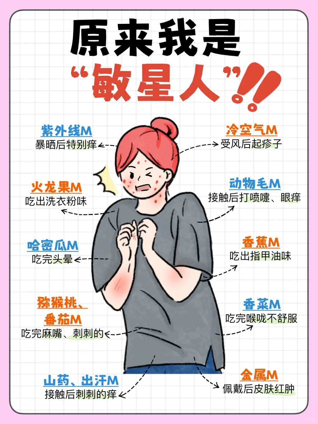 原来我也是“敏”星人‼附《生存指南❤》