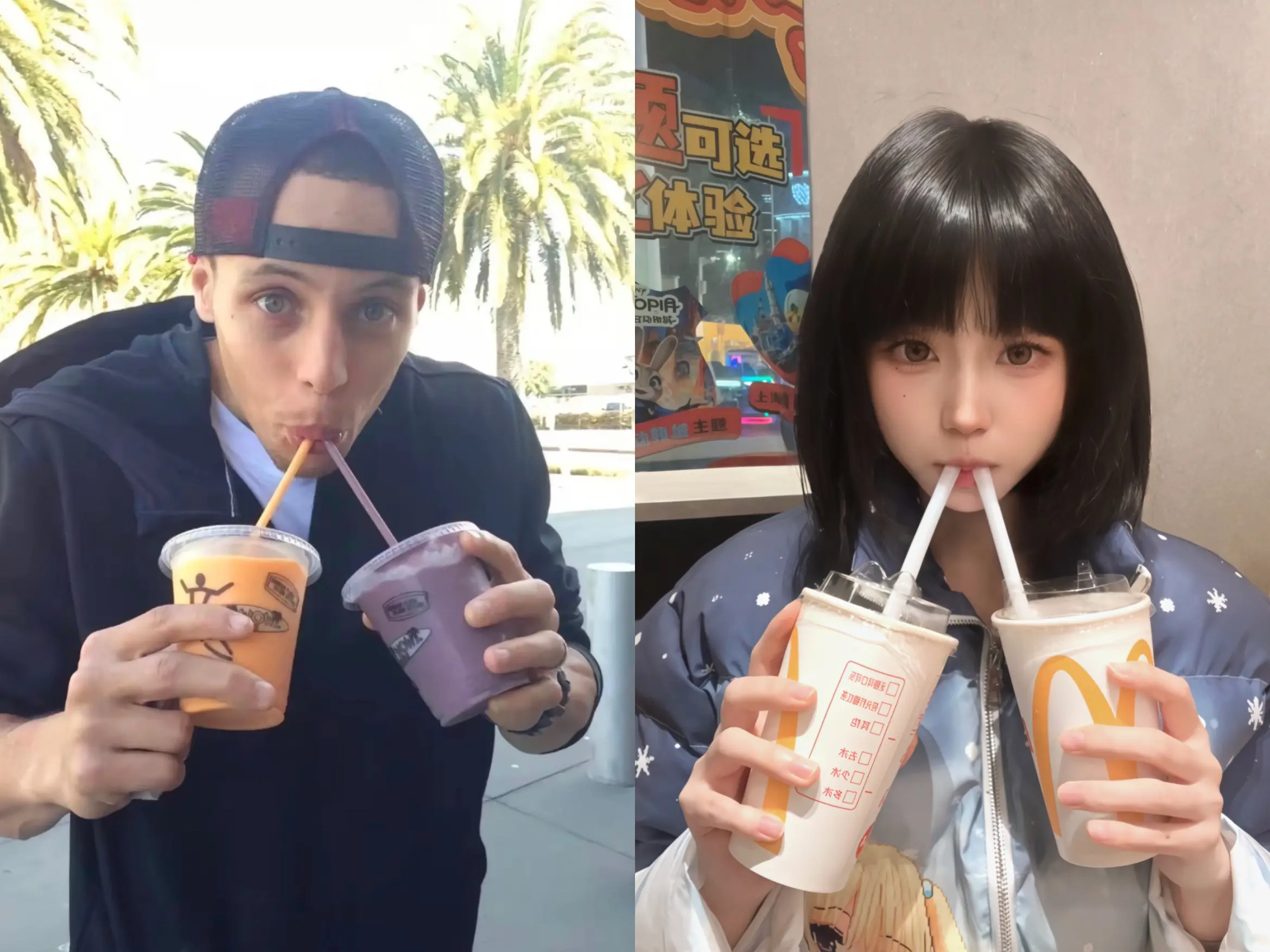 冷知识：左边才是库里