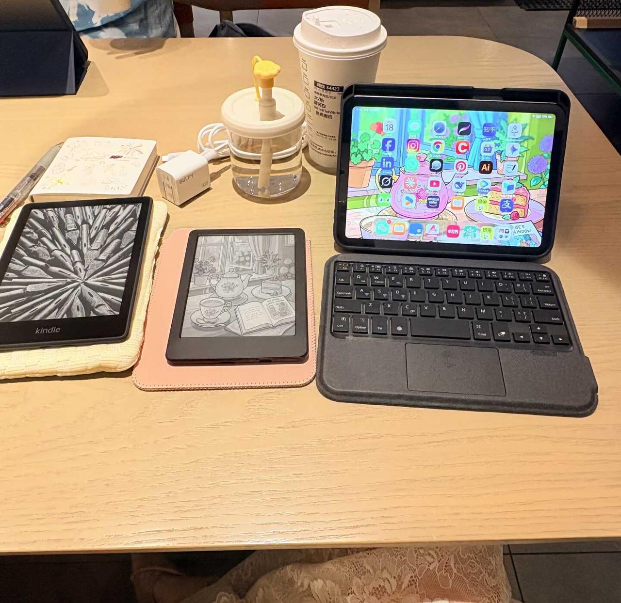 星期天的咖啡更好喝
阅读器墨水屏 先进生产力 电子阅读器 iPad绘画 星巴克学